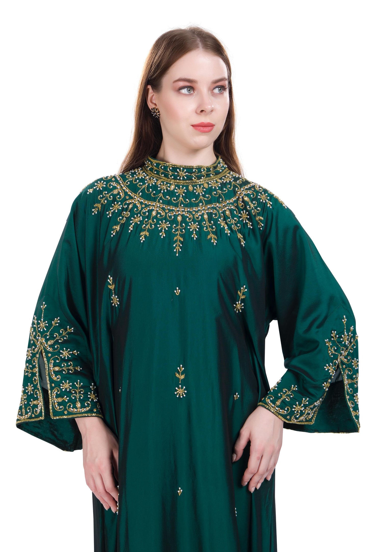 Juliette II High Neck- Emerald Green