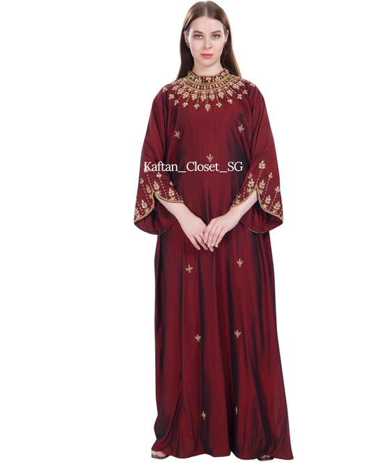 Bianca High Neck - Maroon