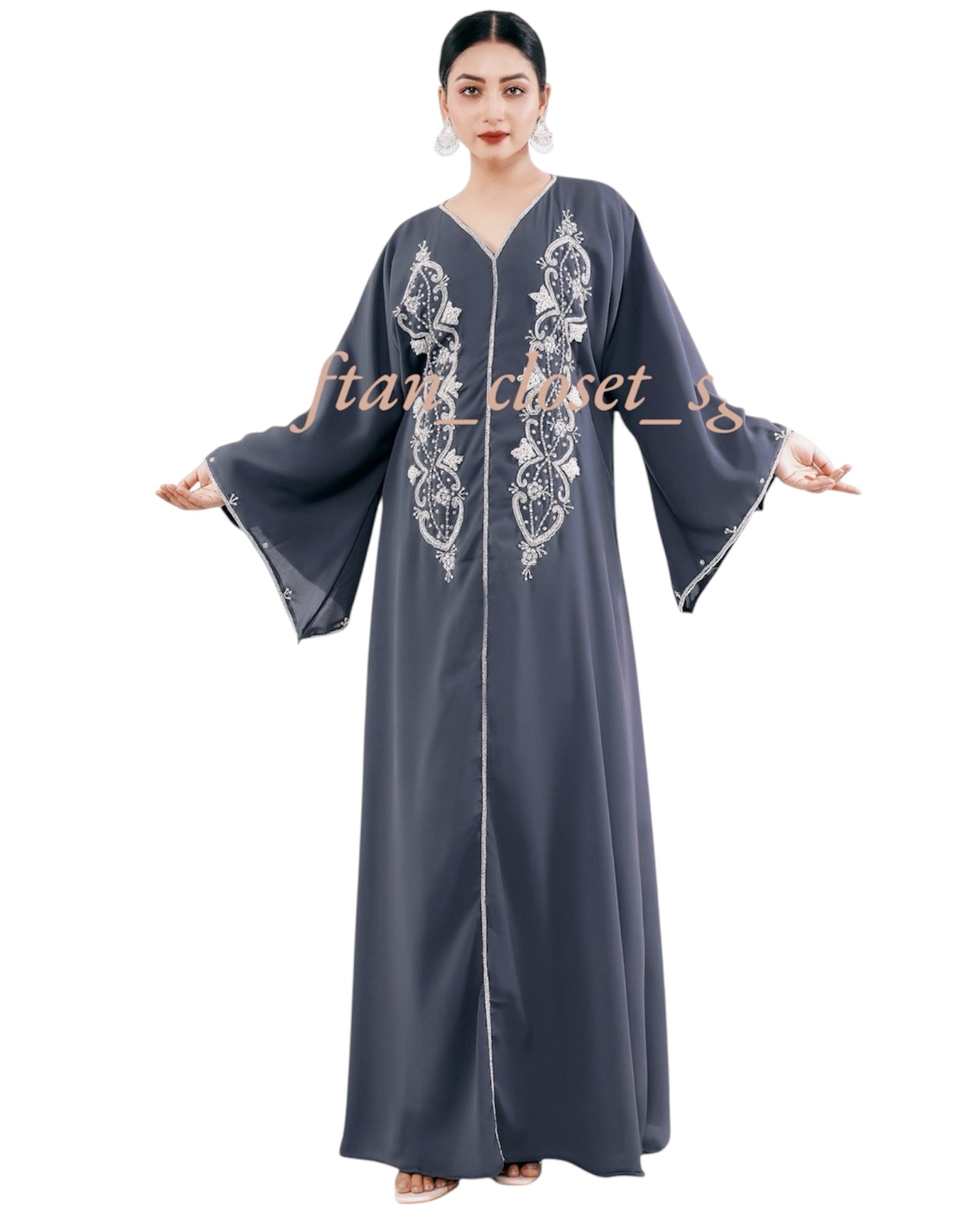 Tiara Flair Sleeves Series - Slate Grey