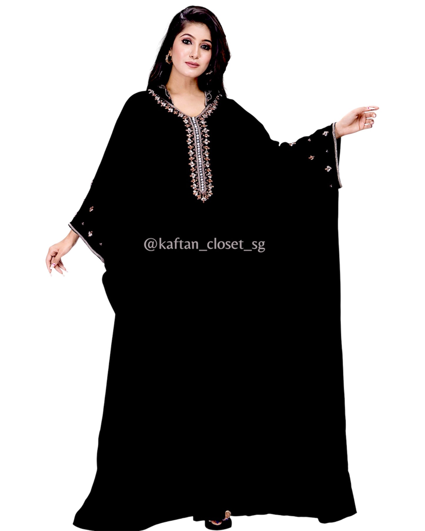 Huda Series- Hoodie Style (Black)