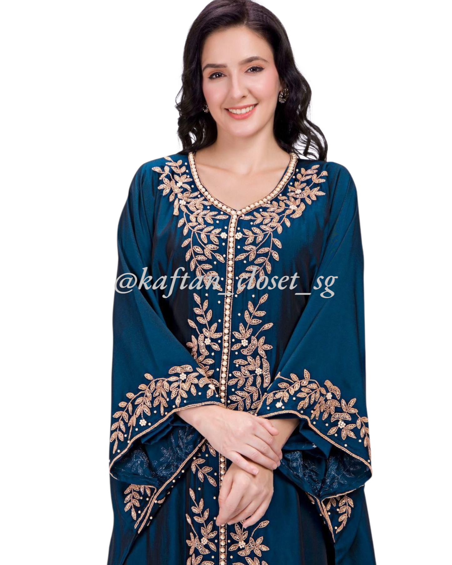 Camille Rose Gold- Navy Blue