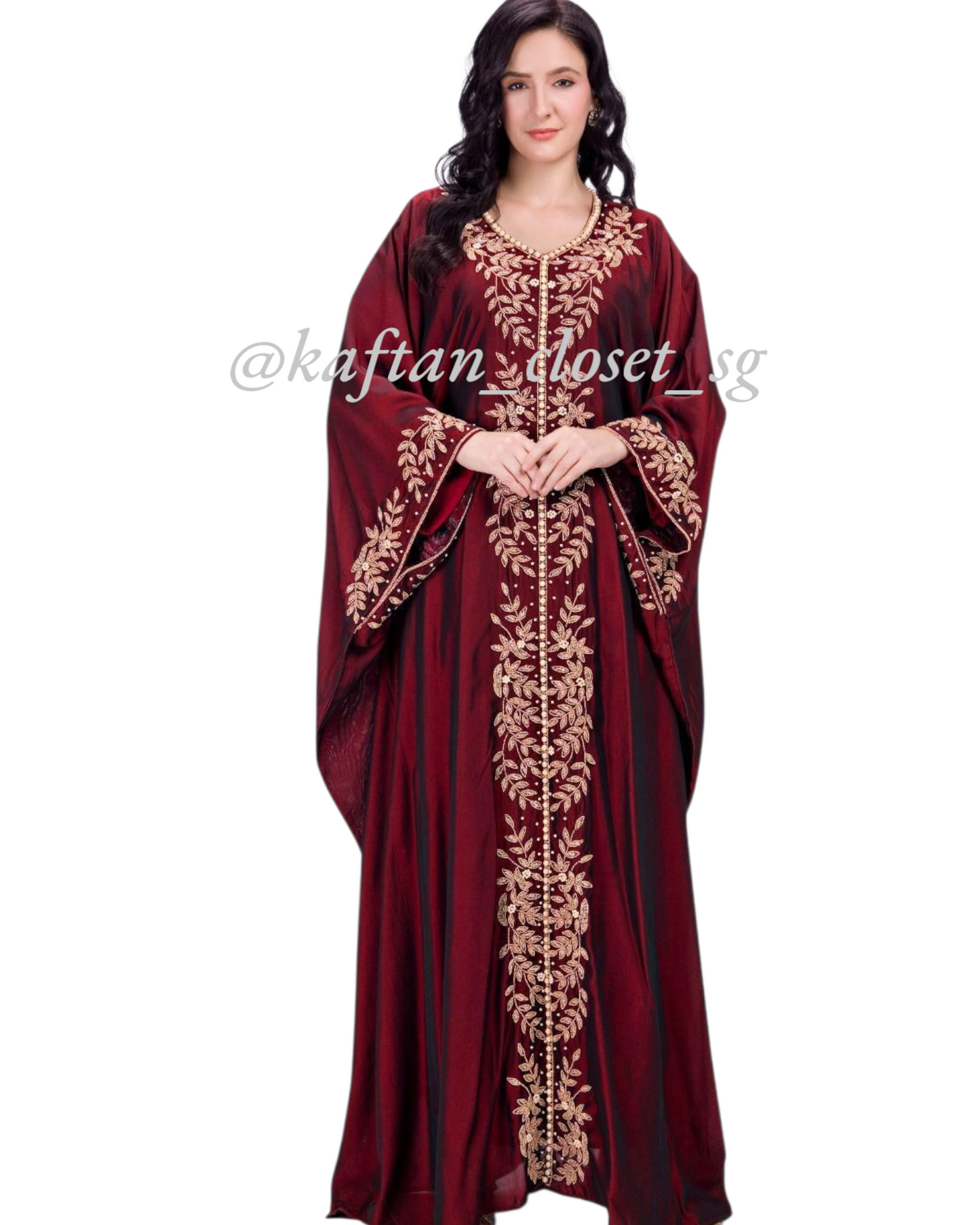 Camille Rose Gold- Maroon