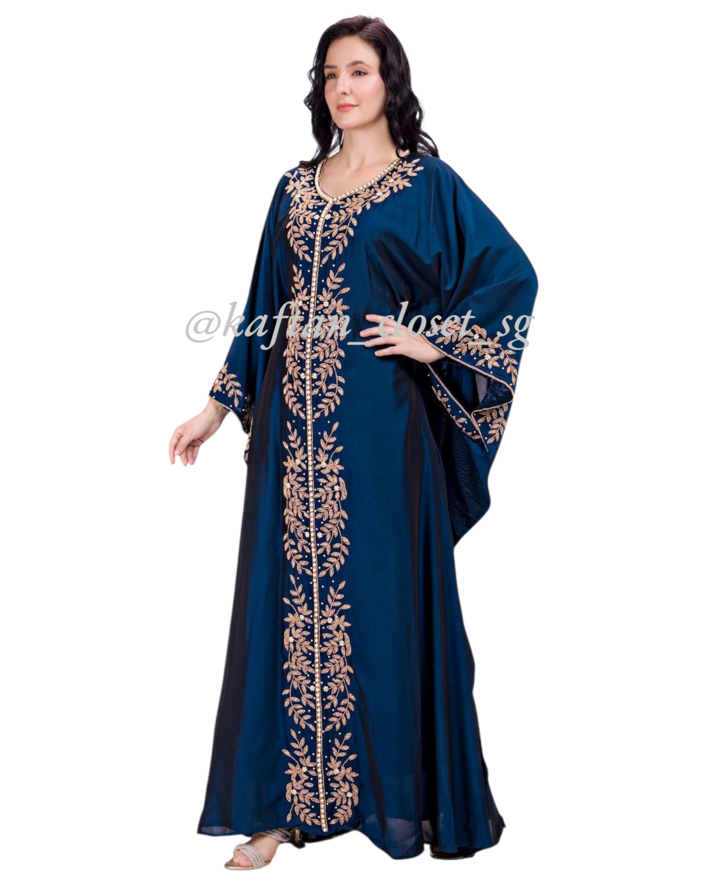 Camille Rose Gold- Navy Blue