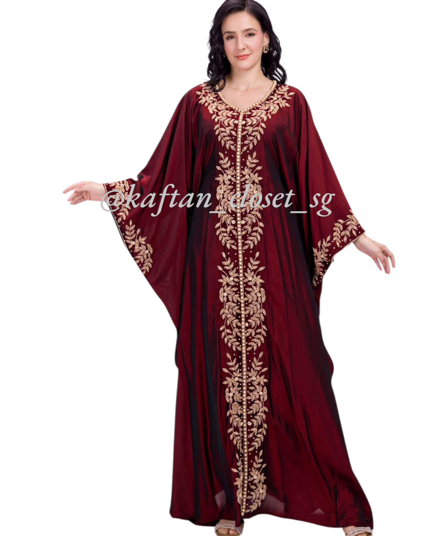 Camille Rose Gold- Maroon